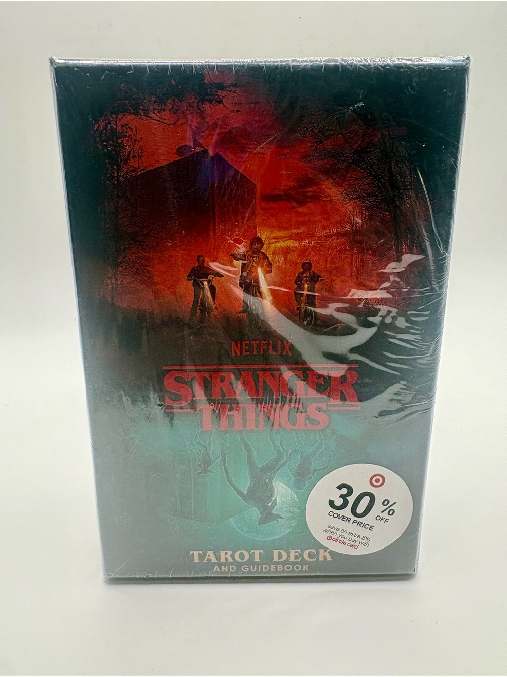 Netflix Stranger Things Tarot Deck - Red & Teal Imagery